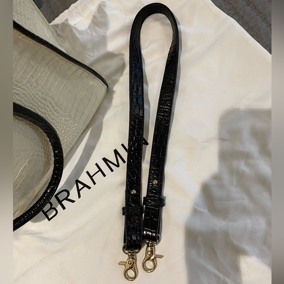 Brahmin “Priscilla Satchel” in ivory - Picture 10 of 16